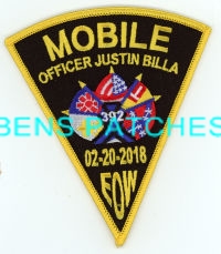 ALABAMA,MOBILE POLICE EOW OFFICER JUSTIN BILLA 1
